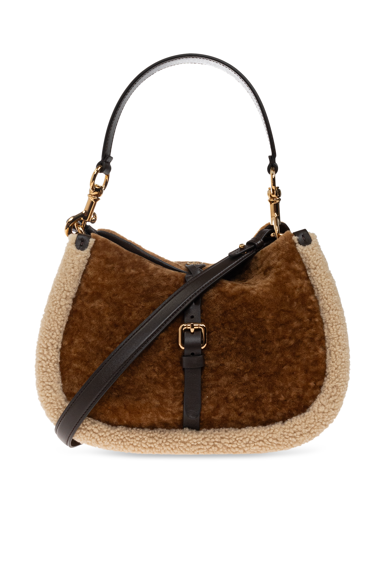 Brown Furry bag 'Pony M' Etro - Vitkac Northern Ireland